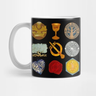 Outlander book emblems Mug